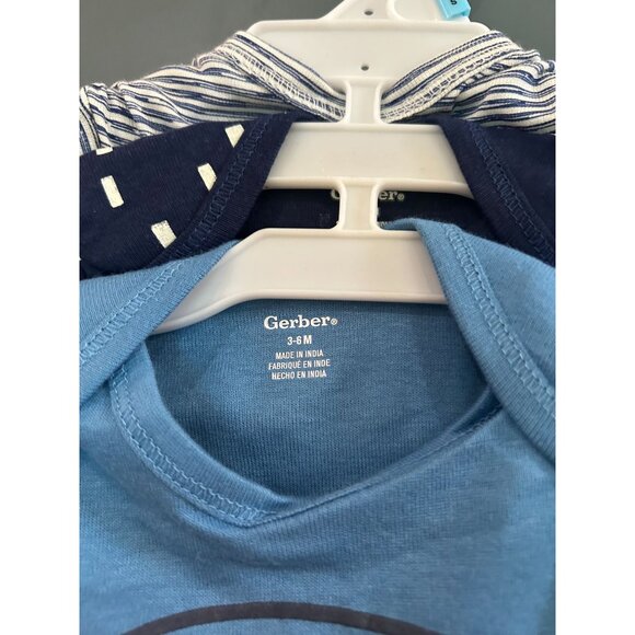 NWT Gerber Baby Boys 3-pc. Bodysuit, 3-6 Months MSRP $11.99 - Picture 3 of 7